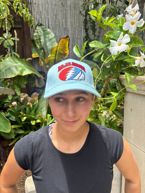 Grateful Dead Baja Ha-Ha hat light blue